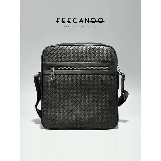 Bolsa de ombro tecido bolsa de ombro pneu couro mensageiro saco de couro genuíno bolsa de ombro masculina jovem vertical