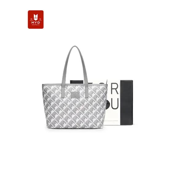 Bolsa feminina novo estilo sacola de grande capacidade feminina High-End Commuter classe computador faculdade Stu