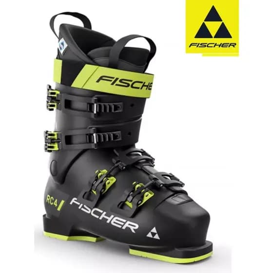 Snow Power FISCHER RC4 HV Fisher Competitivo Placa Dupla Sapatos de Esqui Botas de Esqui FUN100 Dureza Ampla Duração