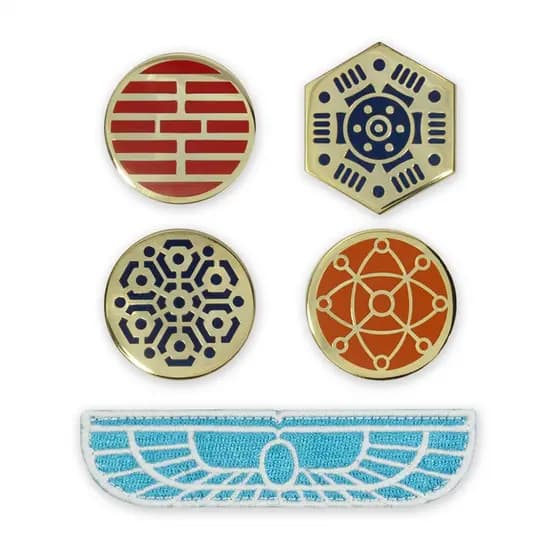 Genuíno americano PDW nostromo insignia conjunto nostromo insignia conjunto comemorativo emblema braçadeira