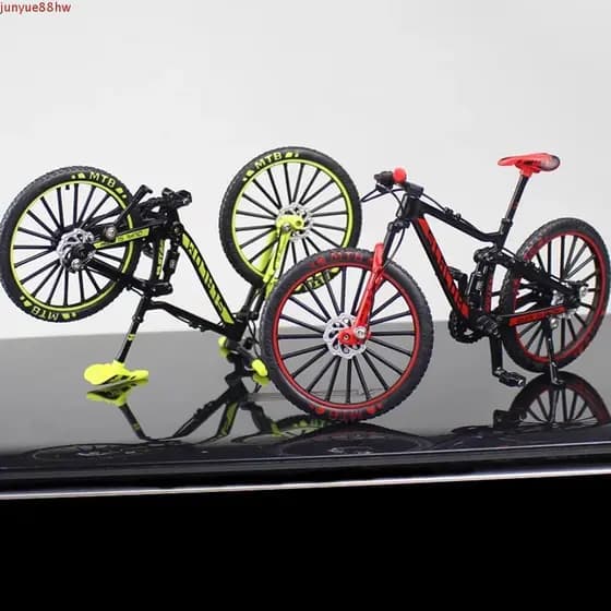 JUNYUE Mountain Bike Brinquedo Diecast Liga Coleção Brinquedos Simulação Fãs De Bicicleta Para Modelo De Estrada