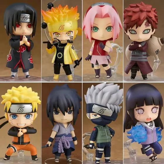 Figura Nendoroid Naruto Shippuden 10 cm Varias Modelos Brinquedo Boneco Action Figure Pronta entrega