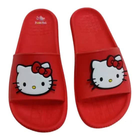 Chinelo Slide Hello Kitty Grande Menina Confortável