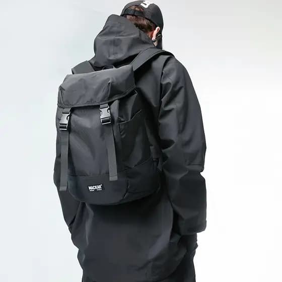 Street Wear mochila masculina rua lazer computador mochila de viagem japonês versão coreana moda tendência High School e