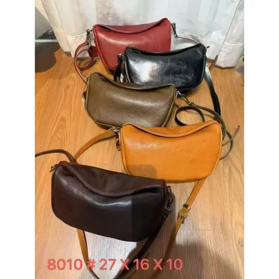 Bolsa de couro genuíno feminina bolinho mensageiro saco de couro artesanal All-Match bolsa de ombro artesanal saco de co