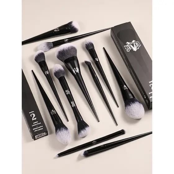 Kvd pincel de base corretivo pincel de cerdas macias pincel de sombra maquiagem para os olhos manchas deitado bicho da s