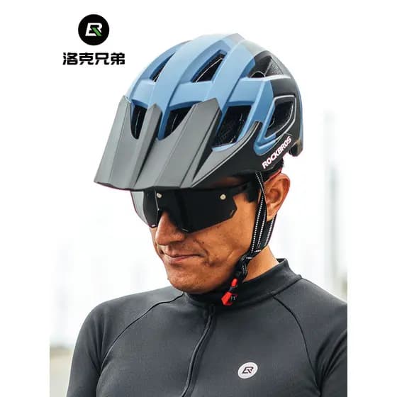 Rock Brothers Capacete de bicicleta Capacete de ciclismo Homens Mulheres Mountain Bike Road Bike Acessórios de equipamen