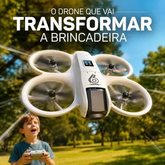 Drone Infantil com Câmera HD K6 Neo Mini Controle Remoto Mini Drone para Crianças Fácil de Voar