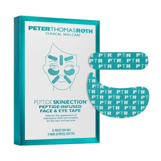 Peter Thomas Roth | Injeção de Peptídeos ™ Fita para Rosto e Olhos com Infusão de Peptídeos | Fita Facial para Rug