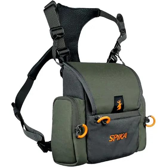 Mochila de Peito para Binóculos SPIKA, Leve e Impermeável, com Bolsa para Medidor de Distância e Capa de Chuva