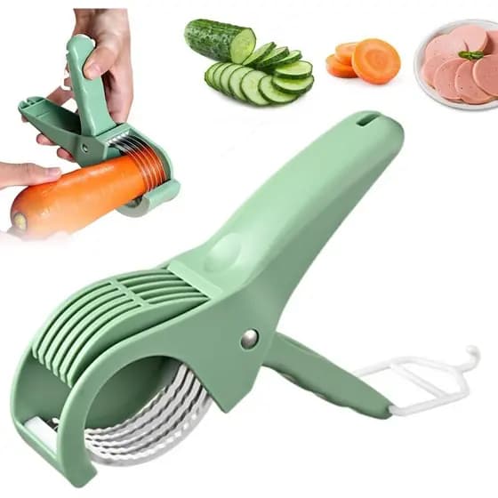 Fatiador Manual De Alimentos , Cortador De Frutas E Vegetais , Banana Com Alça Para Salada , Cozinha , Ferramenta De Pre