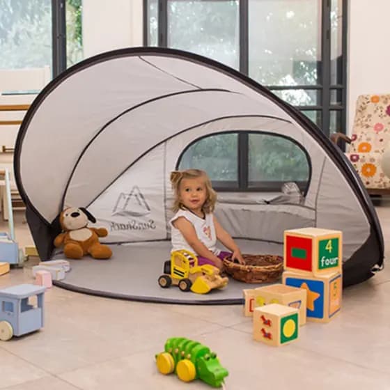 2023 novo estilo de canto casa de bonecas praia protetor solar à prova vento volta tenda automática dobrável portátil pa