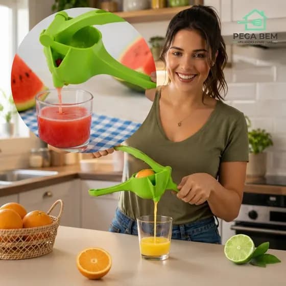 Espremedor de Frutas Suco Manual Fácil Manuseio Utensílio Cozinha WL-2697