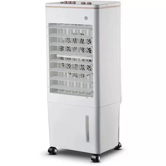 Climatizador de Ar Frio Portátil Umidificador 8 Litros 4 Funções 65W 127V Zellox