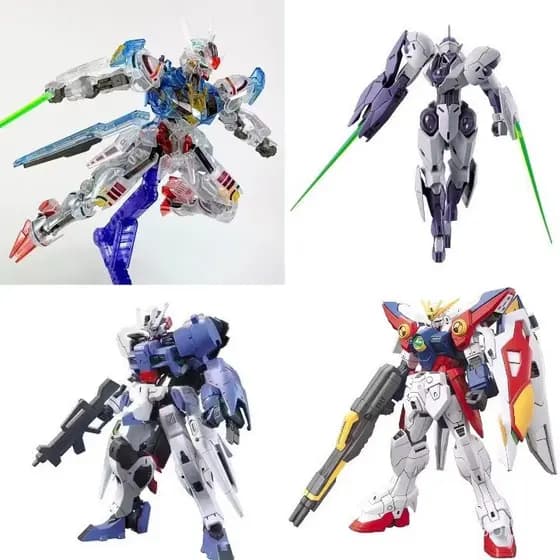 Robô Gundam Model Kit Action Figures Articuladas Astaroth, Aeriel, Juiz Demonio, Zero Wing