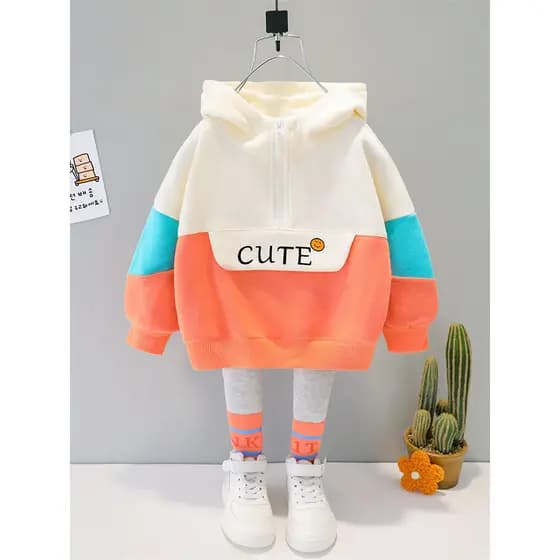 Bebê menina roupas de outono moda novo estilo bebê crianças roupas 1 esportes primavera outono terno de duas peças 3 ano