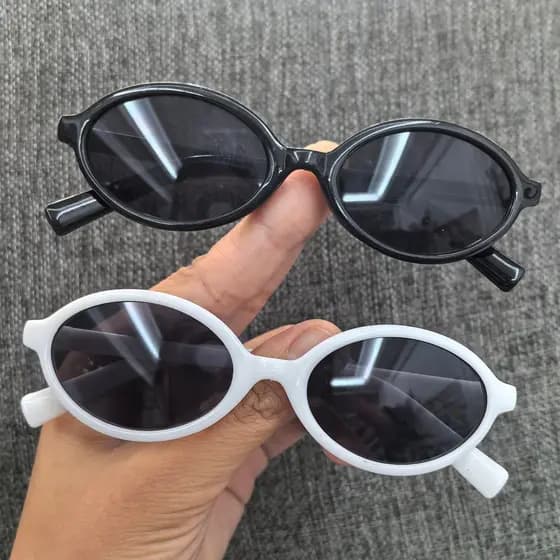 Novo estilo crianças óculos de sol masculino feminino bebê moda óculos de sol Macaron cor Oval Retro estilo europeu amer
