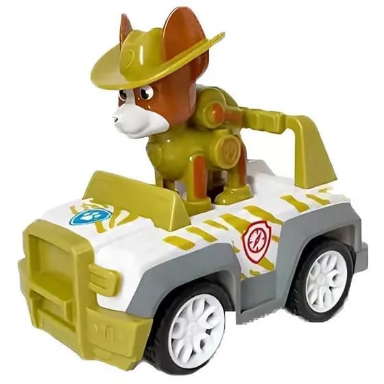 PAW Patrol Carrinho de Brinquedo com Fricção Apollo Ryder para Crianças, Modelo Educativo 3841