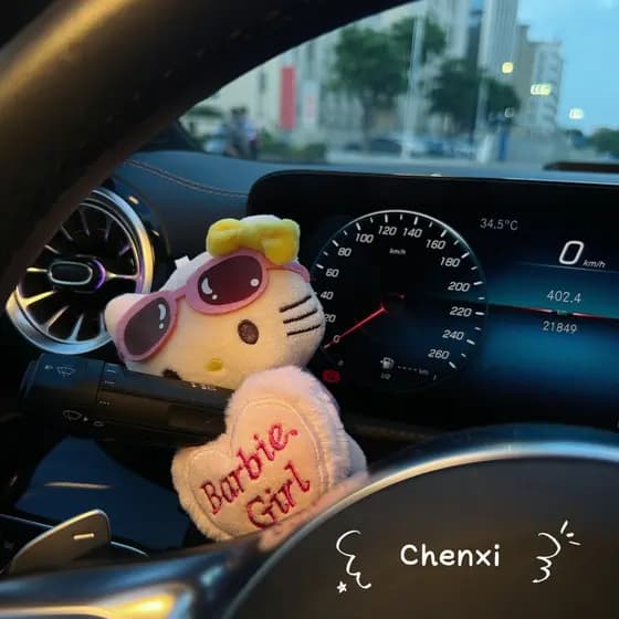 Acessórios para luzes de sinalização, decorações fofas para limpadores de para-brisa de carro para meninas
