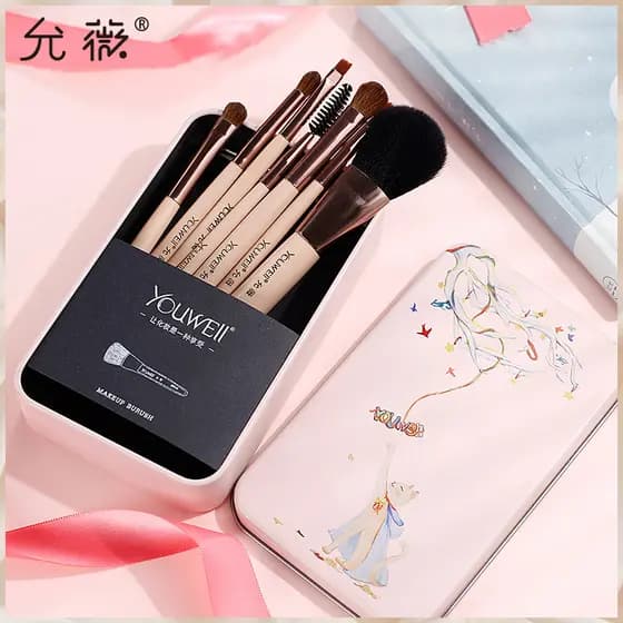kit pincel maquiagem profissional pincel maquiagem Conjunto de pincéis de maquiagem para iniciantes, portátil, Blush, so