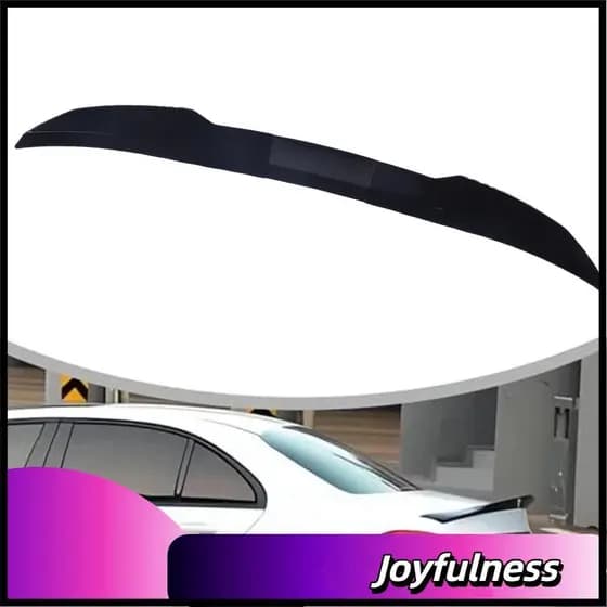 Joyfulness-br Oreilet spoiler traseiro do porta-malas asa traseira 117-128 cm ABS ajustável forte adesão guarnição da