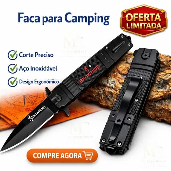 Faca para Frutas e Camping - Ideal para Corte Preciso e Durável