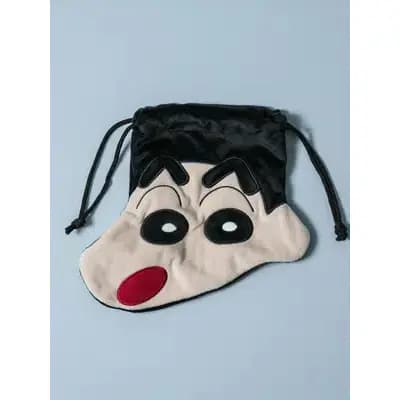 Bolsa Com Cordão Facial Crayon Shin-chan