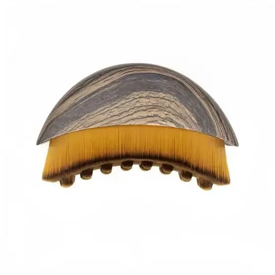 Pincel de contorno adequado para contorno linfático ergonômico escova de massagem Facial olho pescoço cuidados escova pó