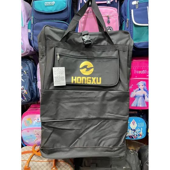 Bolsa de roda de duas camadas de lona de remessa de ar, grande capacidade, estudo no exterior, bolsa de viagem, roda Uni