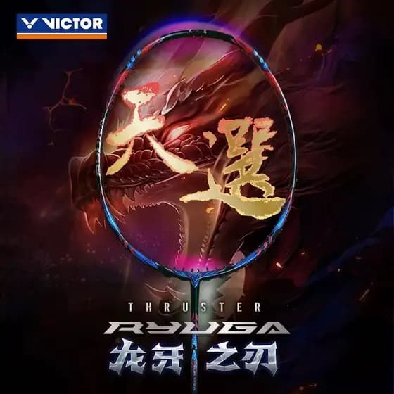 VICTOR Victory Raquete de Badminton Assalto Série TK-RYUGA Seleção Celestial-DB Akatsuki Raquete Ofensiva