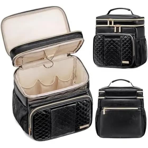 Bolsa De Higiene Grande Tealari Para Mulheres E Homens , Banheiro Banho Resistente À Água Maquiagem , Caddy De Chuveiro