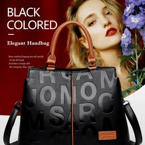 【Estilo Popular】 Novo Design Bolsa De Ombro Com Estampa Bolsa De Mão/Mulheres