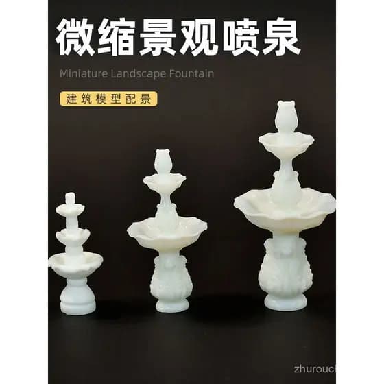 Materiais para Maquetes Arquitetônicas DIY para Jardins, Instalações de Simulação de Parques, Escultura de Cisne em Mini