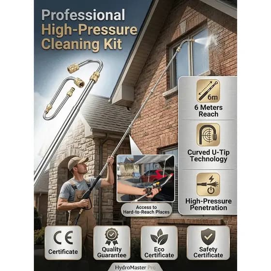 【Fácil de Usar】HFH-Conjunto de Limpeza de Aço Inoxidável/Equipamento de Limpeza/Para Casa e Jardim