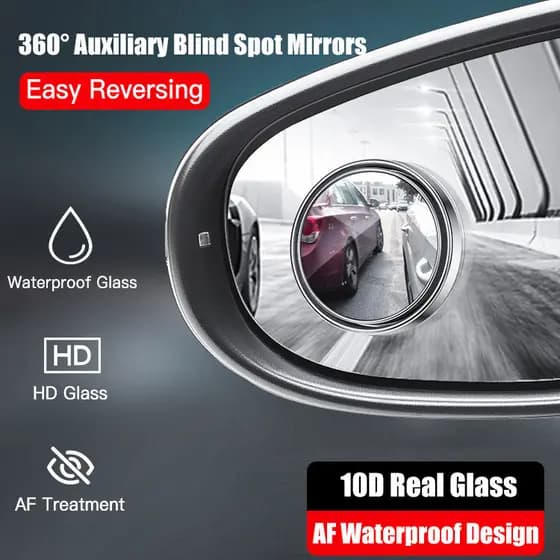 【Visão Ampla】360° Adjustable/Ultra Clear Espelho de Ponto Cego/Retrovisor Universal/Espelho Ajustável
