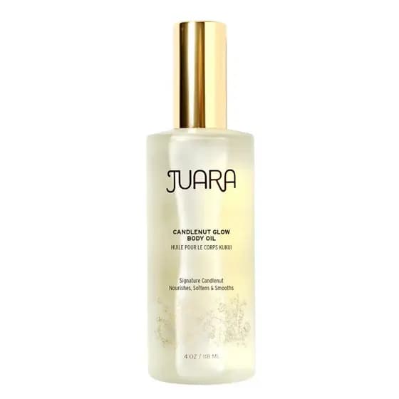 Óleo Corporal Juara Candlenut Glow - Óleo Seco Leve com Coco e Moringa - Hidratante Corporal para uma Pele Radiante e Lu