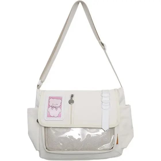 Bolsa Ita com exibição de pins, bolsa transversal, bolsa mensageiro Kawaii de anime japonês, Y2K Carterasparamujerforwom