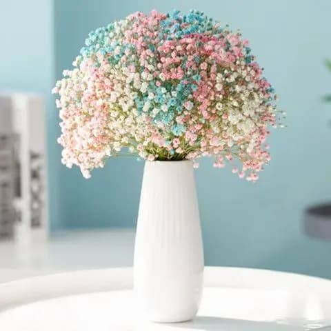 Yunnnan Gypsophila flores secas grande buquê não esqueça-Me mobiliário doméstico pequena decoração fresca flores flores