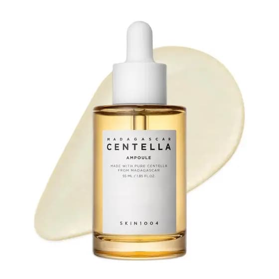 SKIN1004 Madagascar Centella Asiatica Ampoule Sérum Facial 1.85 fl.oz, 55ml, Acalma Pele Sensível e com Tendência a Acne