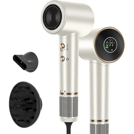Secador de cabelo Air-Sonic, secador de cabelo profissional PARWIN PRO HD-LED, equipado com um motor silencioso sem esco