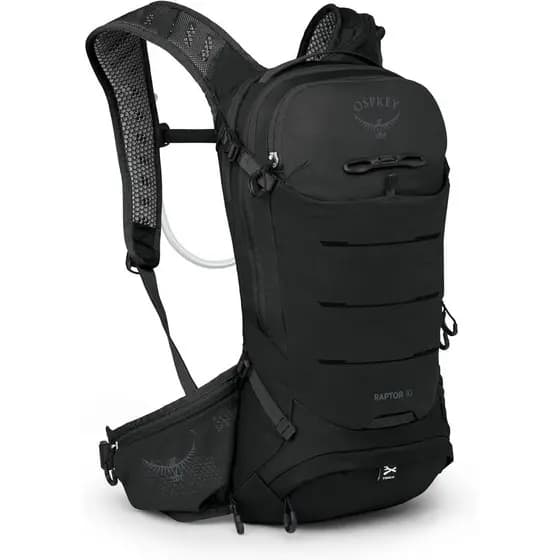 Mochila Osprey Raptor 10L para Ciclismo de Montanha Masculina com Reservatório Hidráulico, Cinza Pediment BBXZ