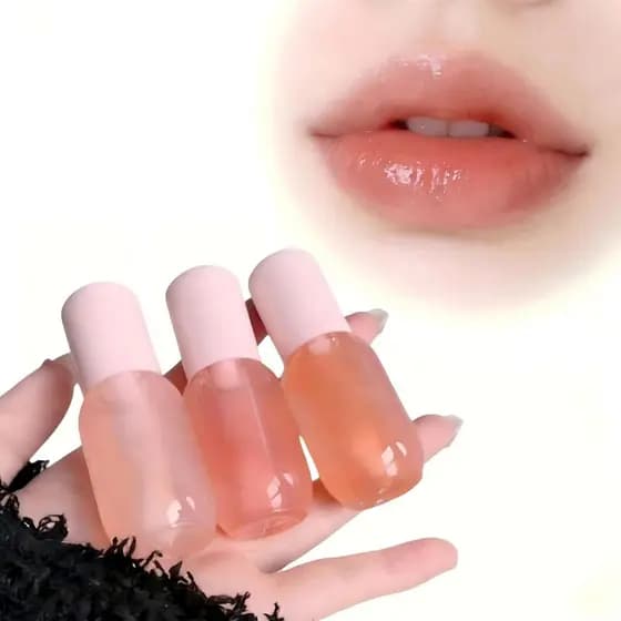 Bálsamo Labial Hidratante, Brilho Labial, 2 Unidades/conjunto, Bastão de Brilho Labial Hidratante, Óleo Labial Volumizad