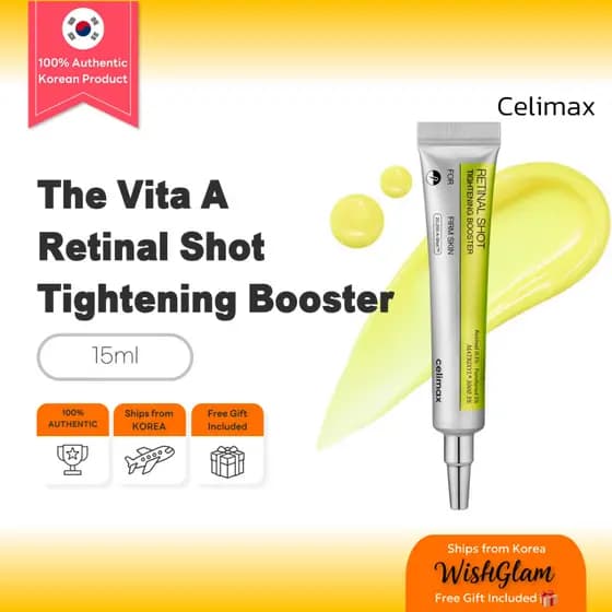 CELIMAX The Vita A Retinal Shot Booster Firmador 15ml | Sérum com Retinal 0,1% | Cuidado da Textura • Aparência