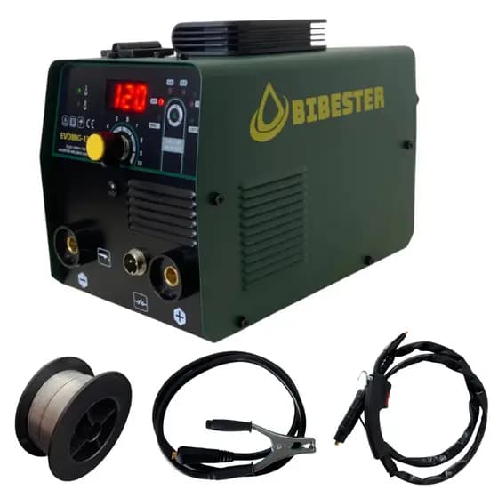 Máquina De Solda Inversora EvoMig 130A Multiprocesso 3 em 1 (MIG Sem Gás / TIG / MMA) 220V + Arame Grátis