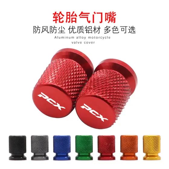 Tampa de válvula de alumínio para motocicleta, adequada para Honda PCX125/150/160 e ADV150, acessórios personalizados.