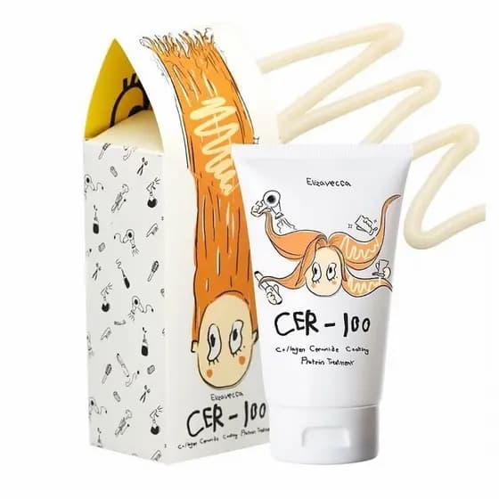 【Repõe os fios danificados】Condicionador Elraviecca CER-100 Nutritivo e Sedoso para Reduzir o Frizz