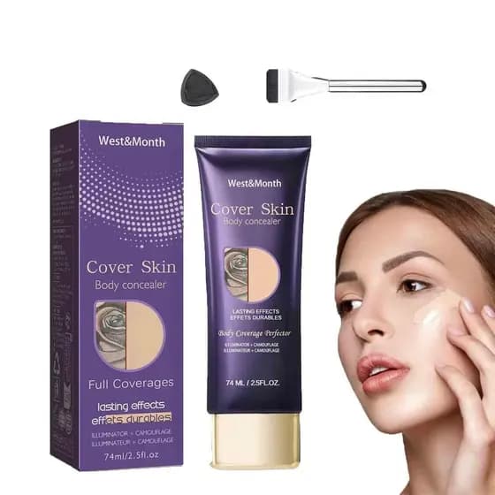 Perfeitor de Tom de Pele para Todo o Corpo, Perfeitor de Cobertura Corporal, Creme de Base Corporal à Prova d'Água e de