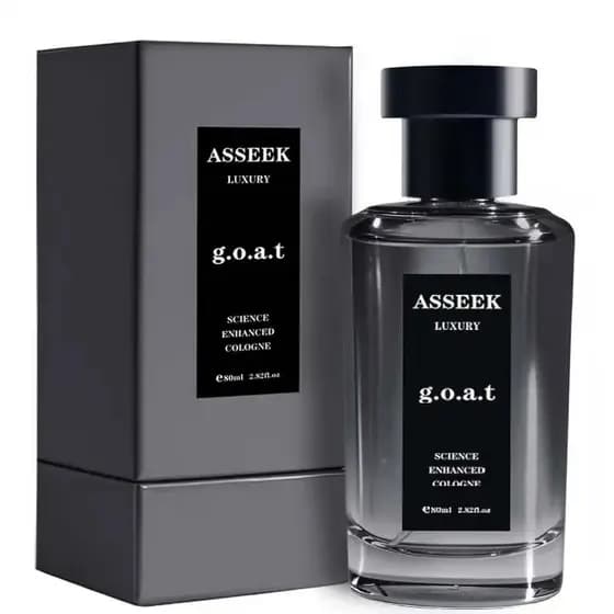 Perfume Masculino ASSEEK Midnight Marine Man - Aroma Oceânico 80ml, Fragrância Amadeirada e Âmbar, Eau de Parfum de Long