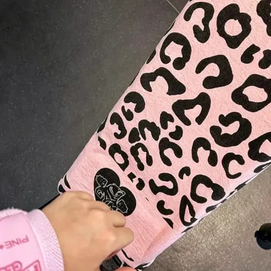 Toalha absorvente de suor para academia, estampa de leopardo, secagem rápida, ferro esportivo, isolamento de sujeira, ta