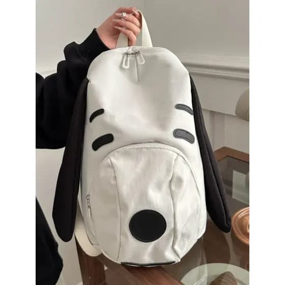 Hong Kong IT.COLATE Bonito Filhote de Cachorro Mochila Feminina Junior High School Alunos da Escola Primária Mochila Lev
